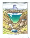 Góralska herbatka by Jacek Yerka, 2003, kredki, ołówek, papier, sold Oct 2005