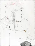 Barbara Gawdzik-Brzozowska, Apolonia, 1993, tusze barwne, pióro, papier