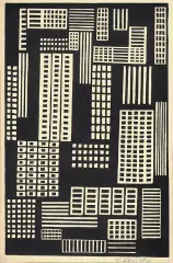 Leopold Lewicki, Architektura, drzeworyt, papier