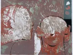 Janusz Przybylski, Melancholia, 1997, litografia