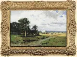 Władysław Aleksander Malecki, PEJZAŻ LETNI ZE ŻNIWIARZAMI