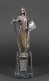 Paul Ludwig Kowalczewski, JUSTITIA, przed 1900, brąz patynowany