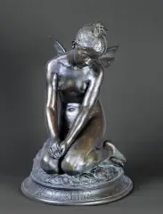 Jakob Stolz, PSYCHE, ok. 1895, brąz patynowany
