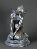 Jakob Stolz, PSYCHE, ok. 1895, brąz patynowany