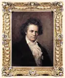 Anton Sieberath, PORTRET LUDWIKA VAN BEETHOVENA, olej, płótno
