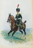 Jan Chełmiński, OFICER NA KONIU