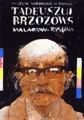 Waldemar Świerzy, Tadeusz Brzozowski (szkic plakatu), gwasz, karton