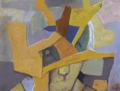 Żółty by Stasys Eidrigevičius, 1997, pastel, papier, sold Jun 2005