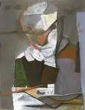 Stasys Eidrigevičius, Popiersie, 1997, pastel, papier kremowy