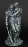 Cyprian Godebski, Dwaj francuscy piechurzy, brąz patynowany