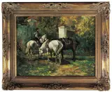 Alfred Wierusz-Kowalski, POSTÓJ PRZED BRAMĄ DO PARKU