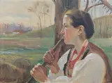Wincenty Wodzinowski, DZIEWCZYNA Z GRABIAMI