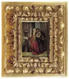 Jakob Emanuel Gaisser, FAUST I MAŁGORZATA, olej, deska
