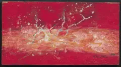 KOMPOZYCJA by Erna Rosenstein, 1981, olej, deska, sold Jun 2005