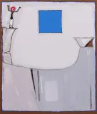 Prorok na skale by Jerzy Nowosielski, 1999, serigrafia barwna, papier, sold Jun 2005
