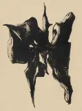 Bez tytułu by Alina Szapocznikow, ok. 1961, monotypia, papier, sold Jun 2005