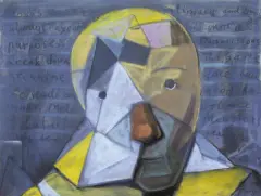 List by Stasys Eidrigevičius, 1997, pastel, papier kremowy, sold Jun 2005