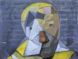 Stasys Eidrigevičius, List, 1997, pastel, papier kremowy