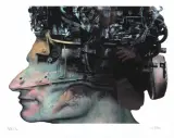 Bez tytułu by Zdzisław Beksiński, grafika komputerowa, sold Jun 2005