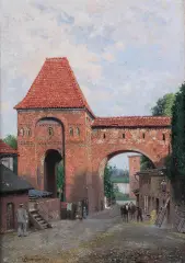 Wilhelm Sprenger, GDANISKO W TORUNIU, 1897, olej, płótno