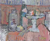 Jan Cybis, MARTWA NATURA, 1968, olej, płótno