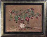 RÓŻE W WAZONIE by Włodzimierz Terlikowski, 1928, olej, płótno, sold May 2005