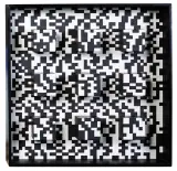 PENETRATION OF REAL SPACE by Ryszard Winiarski, 1974, akryl, deska, sold Apr 2005
