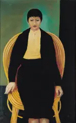 Marian Bogusz, Portret, 1955-56, tempera, dykta