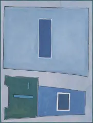 Jerzy Nowosielski, Abstrakcja, 1958, olej, deska