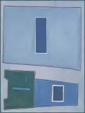 Abstrakcja by Jerzy Nowosielski, 1958, olej, deska, sold Apr 2005