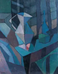 Leon Dolzycki, Martwa natura, 1961, olej, płótno