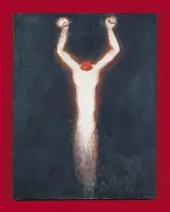 W Ciemność by Erna Rosenstein, 1988, olej, płótno naklejone na deskę, sold Apr 2005