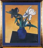 IRYSY by Hilary Krzysztofiak, 1956, olej, tempera, płótno, sold Apr 2005