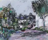 Juliusz Joniak, PEJZAŻ Z MAZARON, 1991, olej, płótno