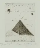Wojciech Pąkowski, Day and Night, 1984, akwaforta, papier