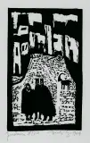 Jerzy Duda-Gracz, Z cyklu „Judaica”, 1964, drzeworyt, papier