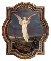 Wojciech Gerson, Zaduszki, 1900, olej, płótno