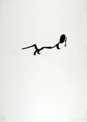 Teresa Pągowska, Jamnik, 1995, serigrafia, papier