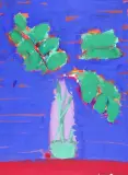 Tomasz Milanowski, Kwiaty, 1998, gwasz, papier