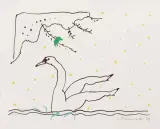 Henryk Tomaszewski, Leda, 1997, serigrafia, papier