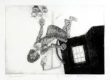 Jerzy Piotrowicz, 5 Grudzień 1975, 1977, akwaforta, papier