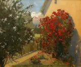 Andrzej Kacperek, Czerwone róże, olej, płótno