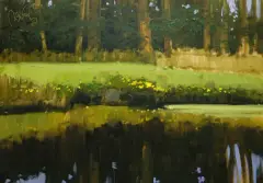 Jan Wołek, Staw III, olej, płótno