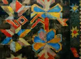 Olga Wolniak, Kilim łącki, olej, płótno
