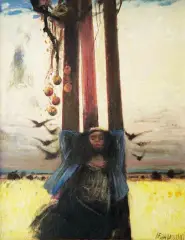 Flora by Janusz Lewandowski, olej, płótno, offered Dec 2004