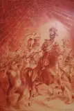 Jacek Frankowski, Szarża. Semper Polonia, grafika barwna, papier