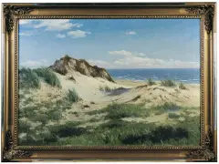 Waldemar Schlichting, Wydmy nadbaltyckie, ok. 1935, olej, płótno
