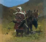 Józef Brandt, Na czatach