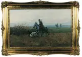 Czesław (I. Zygmuntowicz) Wasilewski, W stepie - Polowanie z chartami