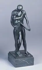 Gustav Pillig, Zakochani, ok. 1900, brąz patynowany